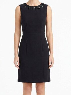 Kate Spade Empire Waist Bejeweled Neckline Sleeveless A Line Dress- Sz. 0